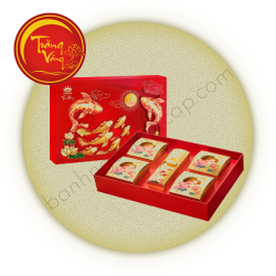  Bánh Trung Thu Trăng vàng Hoàng Kim Vinh Hiển Đỏ (VHD)